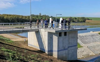 Ünnepélyesen átadták a dozmati árvízcsúcstározót