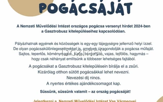 Ország pogácsája verseny 2024 Hegyháthodász